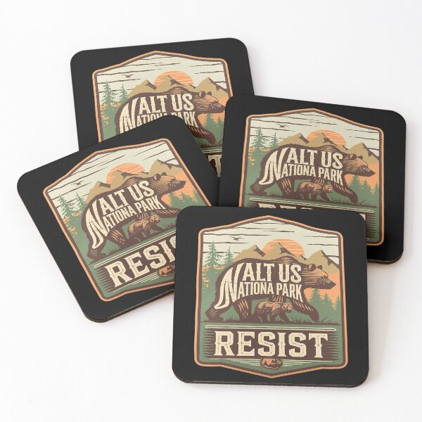 Item preview, Altus National Park Resist Bear  designed and sold by MarkLeedsArt.