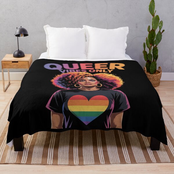 Item preview, Black Queer Vibes LGBTQIA+ Gay, Lesbian, Queer, Trans Pride designed and sold by NailMolisa.