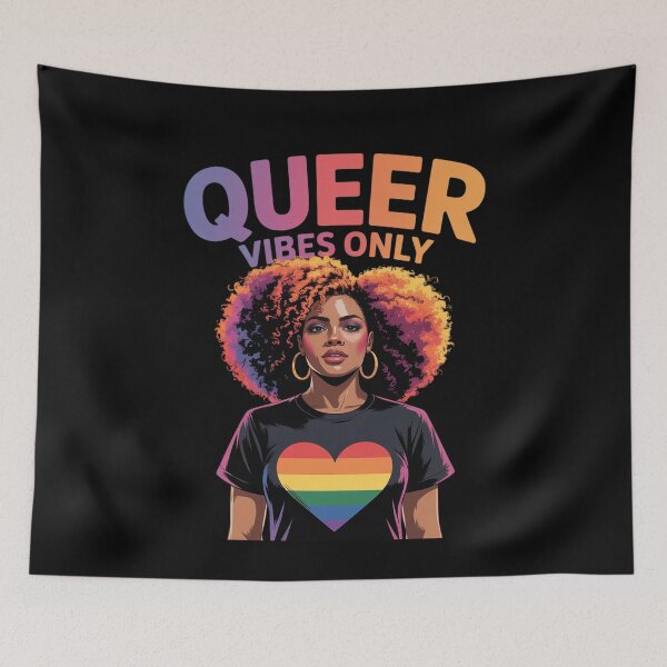 Item preview, Black Queer Vibes LGBTQIA+ Gay, Lesbian, Queer, Trans Pride designed and sold by NailMolisa.