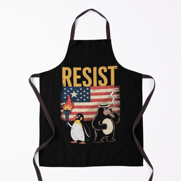 Item preview, Resist Penguins And Bear Resist Protest  designed and sold by DigitaldeligArt.