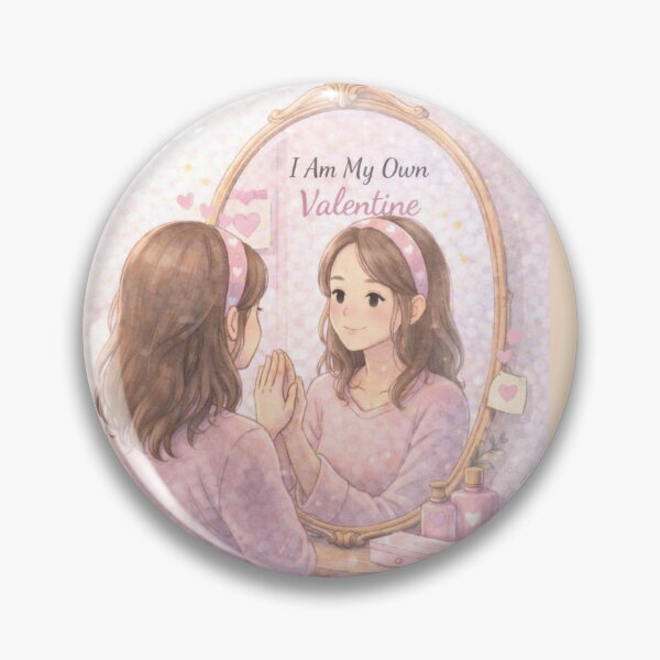 Item preview, I Am My Own Valentine – Mirror Self Love Art designed and sold by PunchDrop.