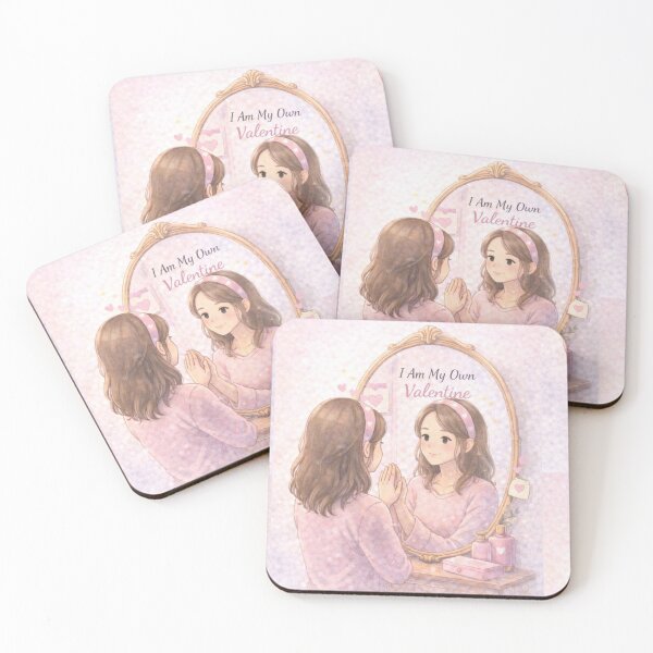 Item preview, I Am My Own Valentine – Mirror Self Love Art designed and sold by PunchDrop.