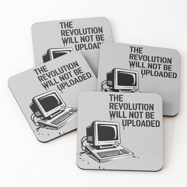 Item preview, Banksy Style PC - The revolution will not be uploaded designed and sold by 123ks.