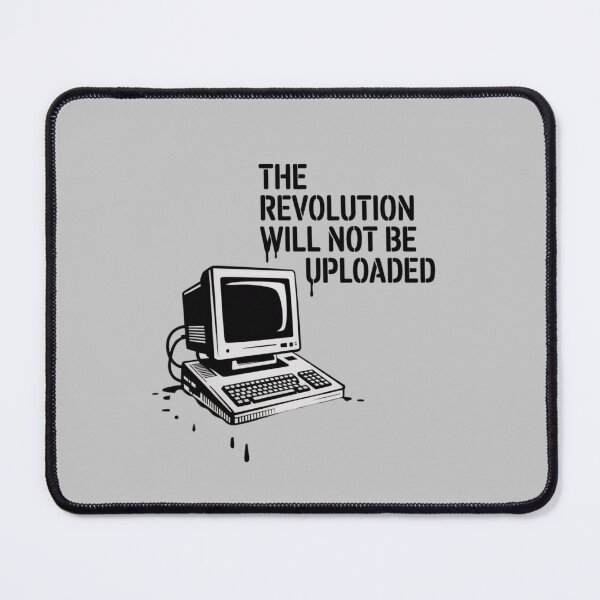 Item preview, Banksy Style PC - The revolution will not be uploaded designed and sold by 123ks.