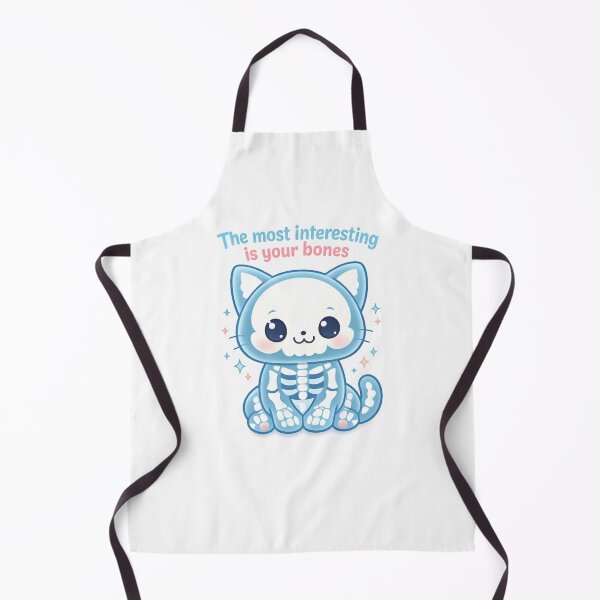 Item preview, The Most Interesting Is Your Bones – Kawaii Veterinary Radiology Cat designed and sold by Bettybee00.