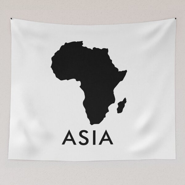 Item preview, Terrible Map of Asia designed and sold by Mavazi.