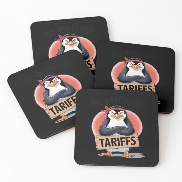 Item preview, Resist Political Injustice Penguin Tariffs  designed and sold by DigitaldeligArt.