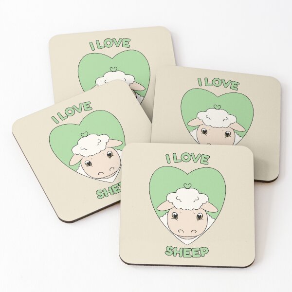 Item preview, I LOVE SHEEP designed and sold by HugSomeNettles.