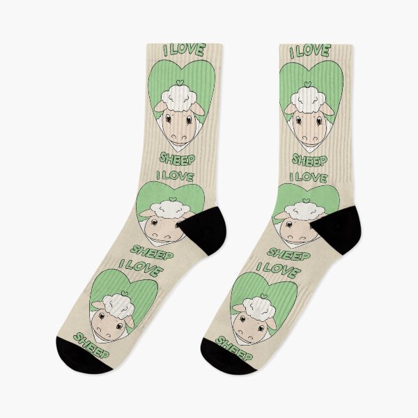 Item preview, I LOVE SHEEP designed and sold by HugSomeNettles.