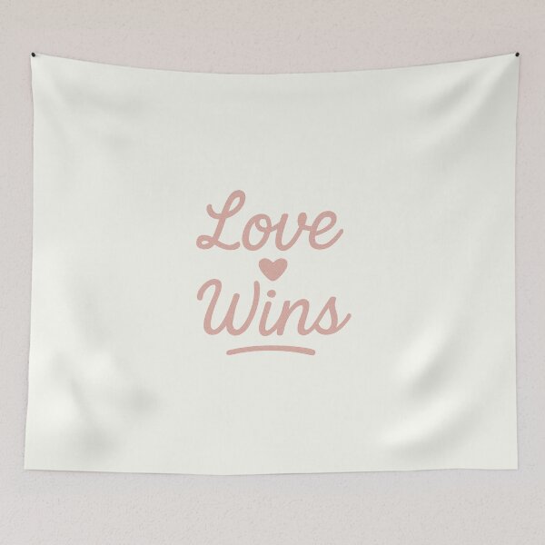 Item preview, Love Wins | Pink Handwritten Heart designed and sold by Polariszero.