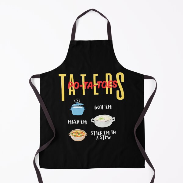 Item preview, PO-TA-TOES – Boil’em, Mash’em, Stick’em in a Stew | Funny Fantasy Potato Design designed and sold by 9morethan9®.