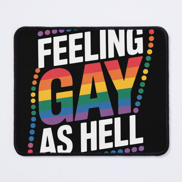 Item preview, Feeling Gay As Hell Funny Trendy LGBTQ Queer Pride Aesthetic designed and sold by NailMolisa.