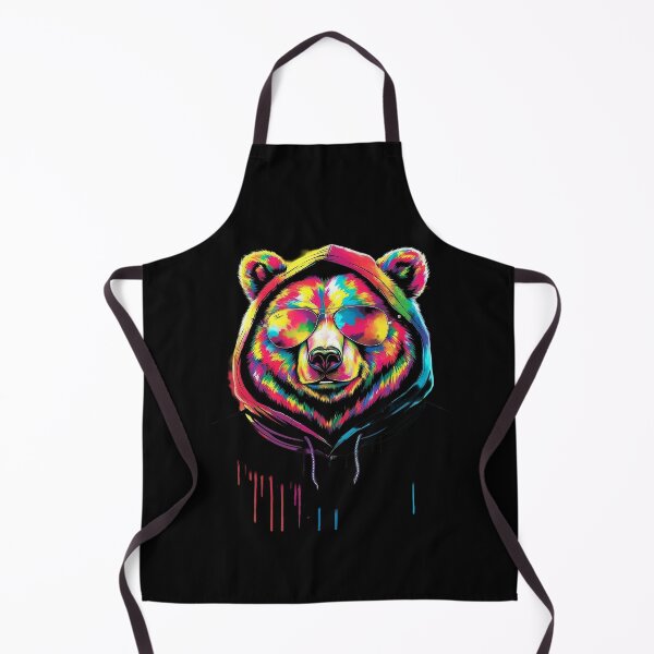 Item preview, Bear Men Woman Colorful Watercolor Bear  designed and sold by MarkLeedsArt.