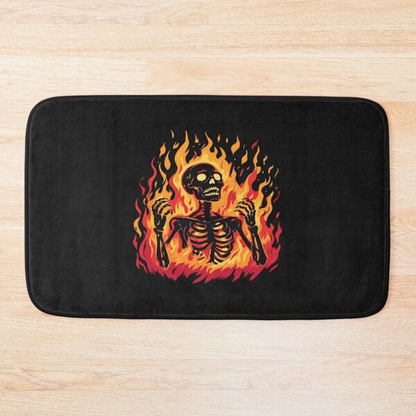 Item preview, Flaming Skeleton Art – Gothic Fire Skull Design for Dark Aesthetic Lovers & Bold Statement Style designed and sold by Bright Nest Studio.