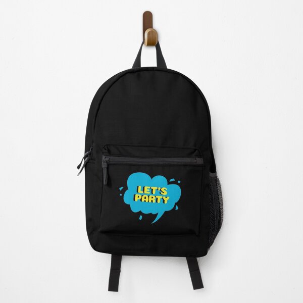 Item preview, Let’s Party Speech Bubble Celebration Flat Typography Sticke designed and sold by FestivityFinds.