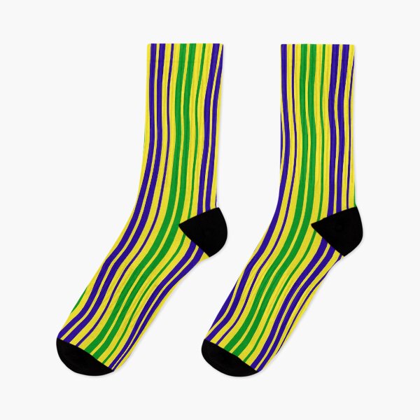 Item preview, Blue Green Stripes On Yellow Pattern Design  designed and sold by PatternTitan.