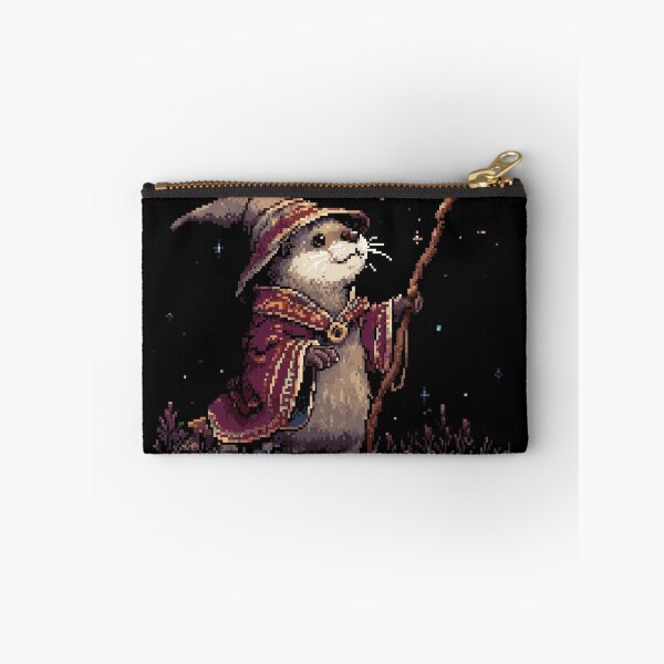 Item preview, Otter Wizard Pixel Art designed and sold by Kaos-Bit.