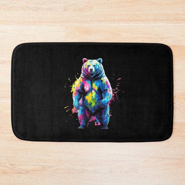 Item preview, Bear Men's Women's Colourful Watercolour Bear designed and sold by MarkLeedsArt.