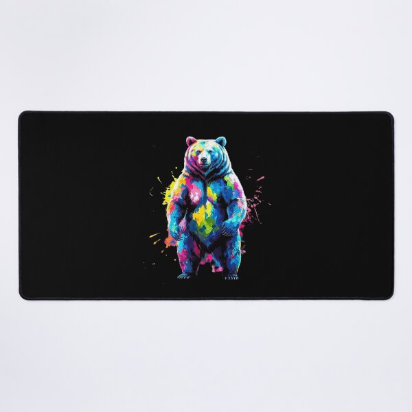 Item preview, Bear Men's Women's Colourful Watercolour Bear designed and sold by MarkLeedsArt.