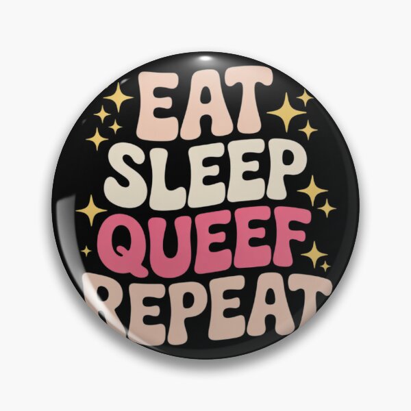 Item preview, Funny Eat Sleep Queef Repeat Inappropriate Queefing Joke designed and sold by NailMolisa.