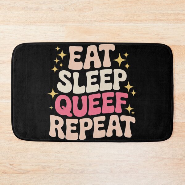 Item preview, Funny Eat Sleep Queef Repeat Inappropriate Queefing Joke designed and sold by NailMolisa.