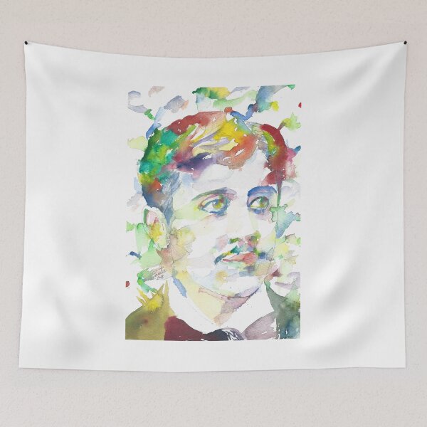 Item preview, MARCEL PROUST - watercolor portrait .1 designed and sold by lautir.