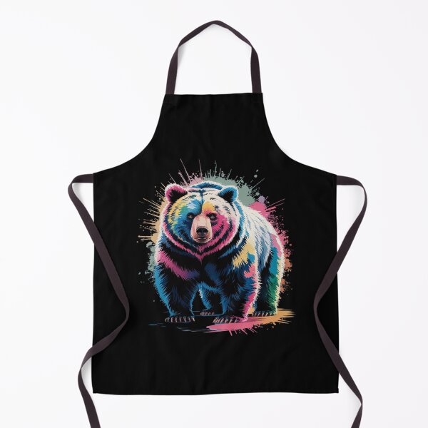 Item preview, Bear Men's Women's Colourful Watercolour Bear designed and sold by MarkLeedsArt.