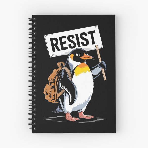 Item preview, Penguin Resist Protest Activism designed and sold by DigitaldeligArt.