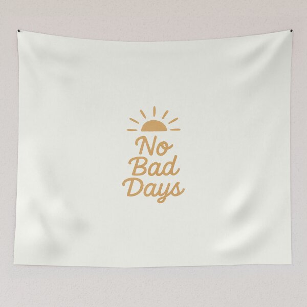 Item preview, No Bad Days | Sunny Watercolor Text designed and sold by Polariszero.