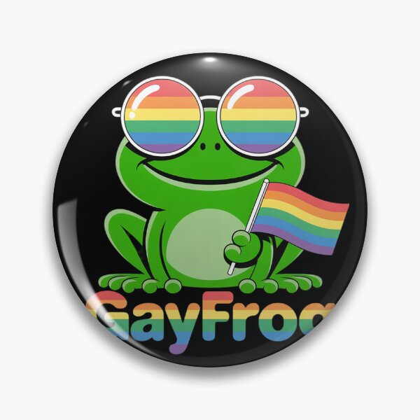 Item preview, Gay Frog LGBT Pride Rainbow Toad Gender Queer Homosexual designed and sold by NailMolisa.