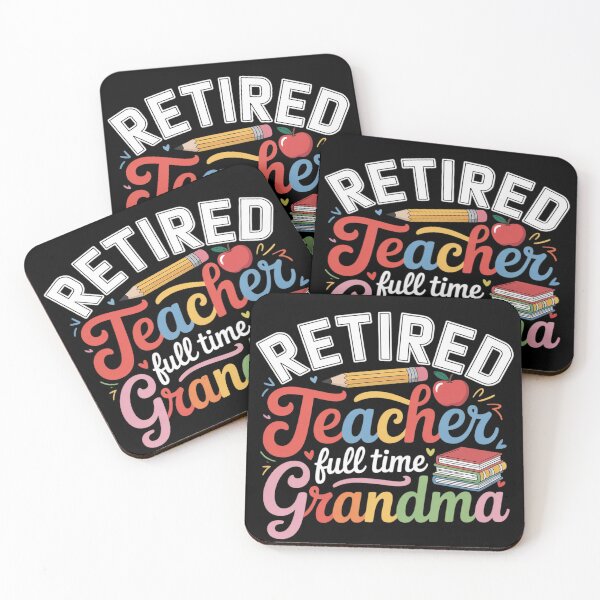 Item preview, Retired Teacher 2025 Full Time Grandma 100 Days of School  designed and sold by MyzoToyota.