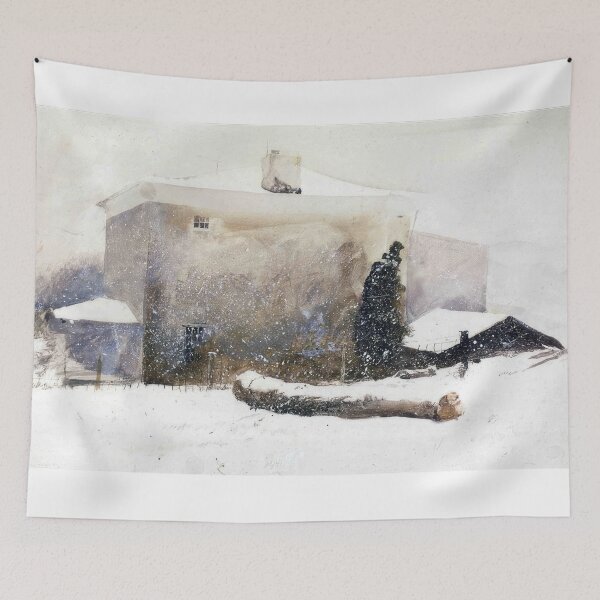 Item preview, First Snow - Contemporary Realism - Andrew Wyeth designed and sold by AleksandraArto.