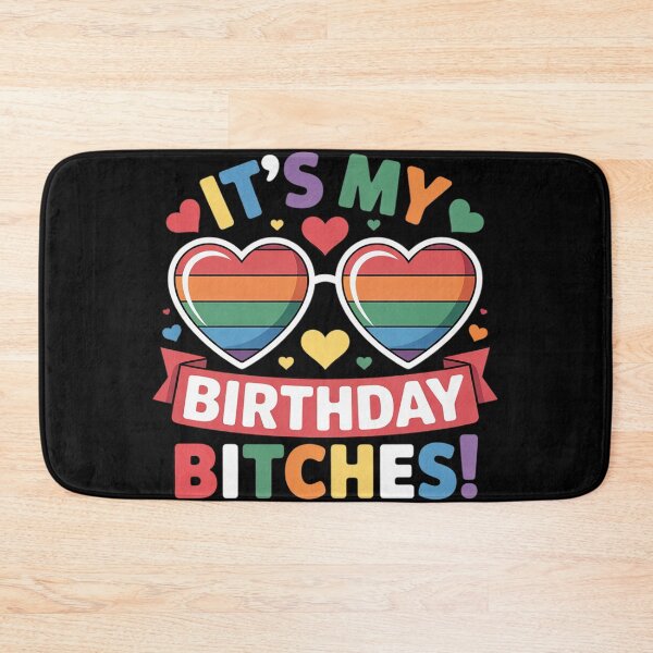 Item preview, Gay Pride Rainbow LGBT It's My Birthday Bitches Cute Glasses designed and sold by NailMolisa.