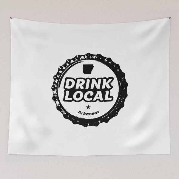 Item preview, Drink Local Arkansas Craft Beer Bottle Cap designed and sold by graf1k.
