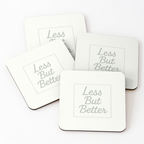 Item preview, Less But Better | Minimal Design Quote	 designed and sold by Polariszero.