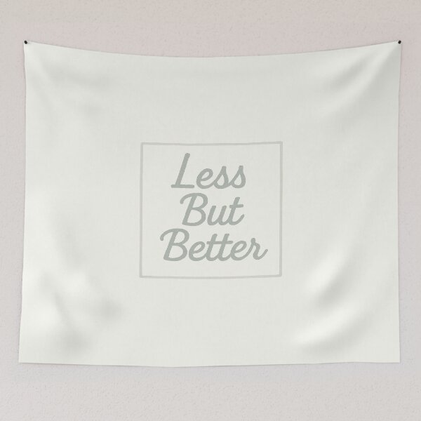 Item preview, Less But Better | Minimal Design Quote	 designed and sold by Polariszero.
