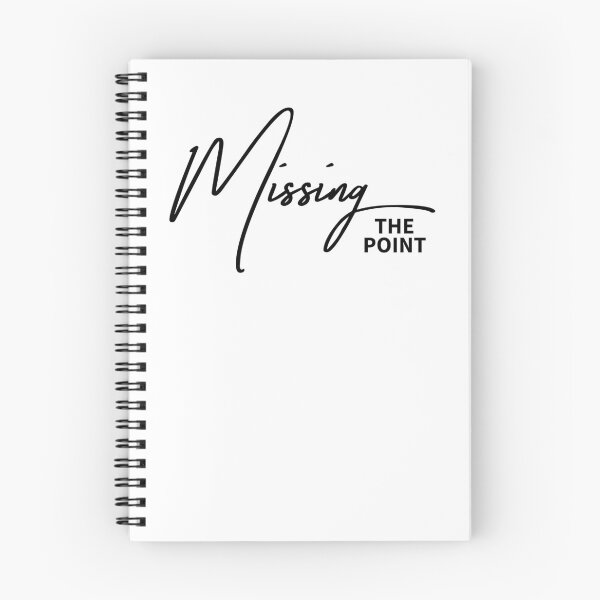 Item preview, Missing The Point Sarcastic Minimalist Identity Quote designed and sold by ReggieDior.