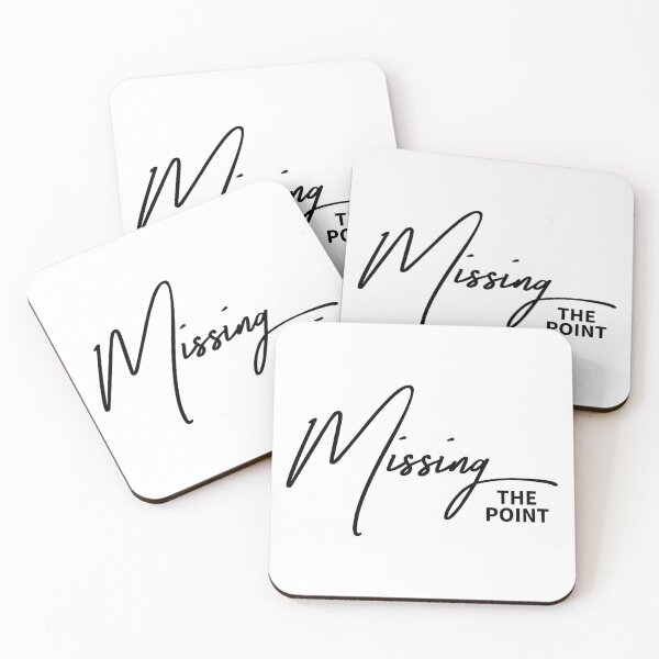 Item preview, Missing The Point Sarcastic Minimalist Identity Quote designed and sold by ReggieDior.