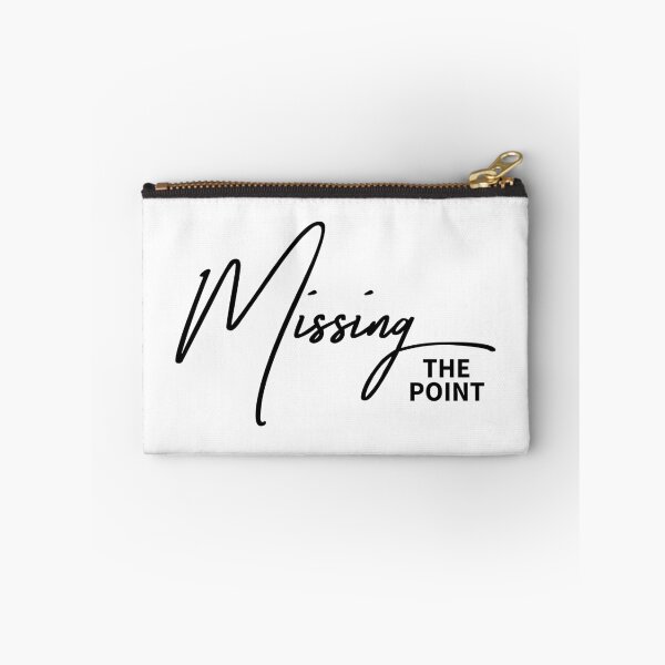 Item preview, Missing The Point Sarcastic Minimalist Identity Quote designed and sold by ReggieDior.