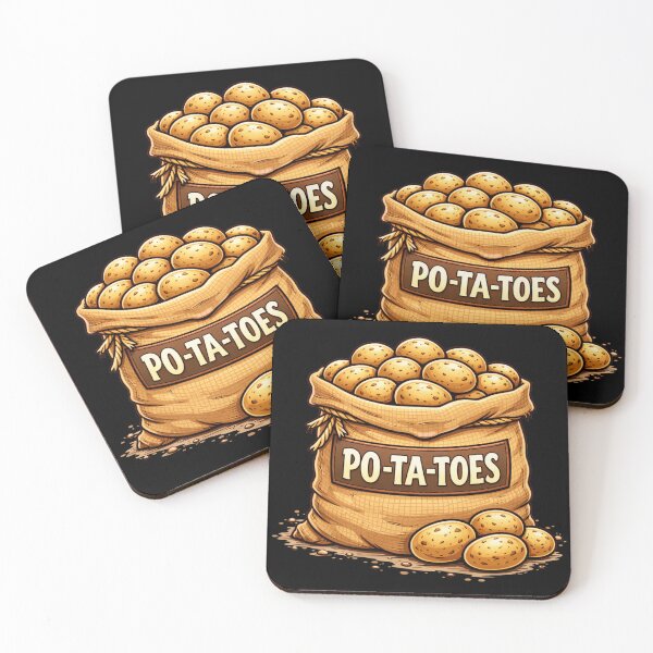 Item preview, PO-TA-TOES – Boil’em, Mash’em, Stick’em in a Stew | Funny Fantasy Potato Design designed and sold by 9morethan9®.