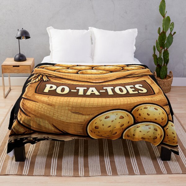 Item preview, PO-TA-TOES – Boil’em, Mash’em, Stick’em in a Stew | Funny Fantasy Potato Design designed and sold by 9morethan9®.