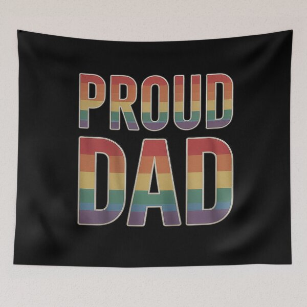 Item preview, Gay Pride Proud Dad LGBT Parent Father's Day designed and sold by KotexTemu.