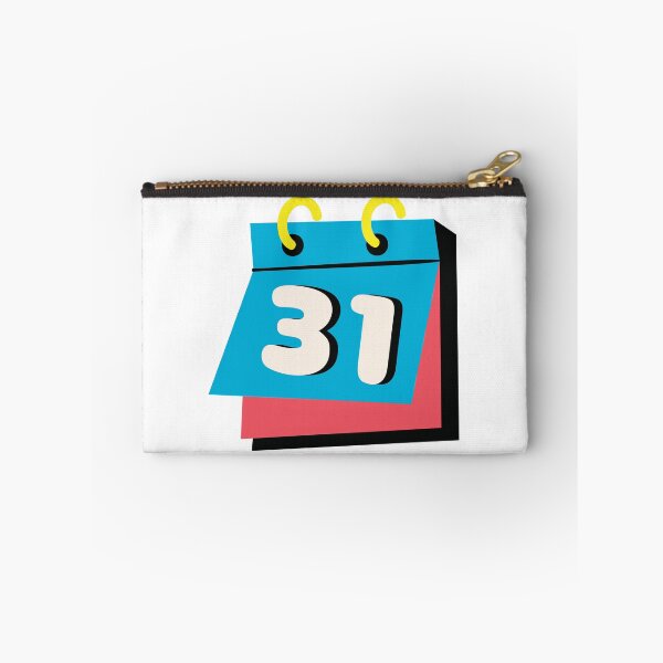 Item preview, 31 Day Calendar Page Sticker - Bright and Colorful Desk Decor designed and sold by FestivityFinds.