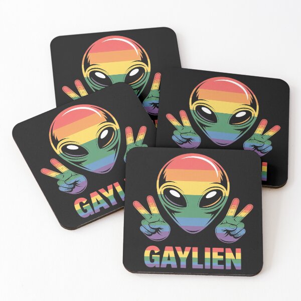 Item preview, Gaylien Gay Alien Month Human Rights Proud Ally Queer LGBTQ+ designed and sold by KotexTemu.