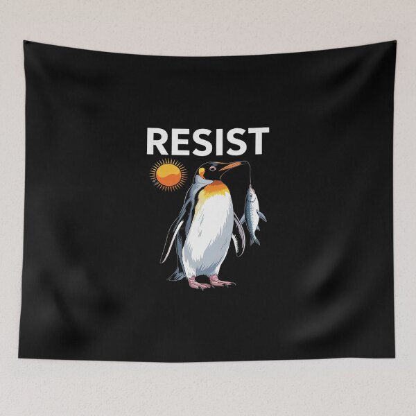 Item preview, Womens Resist Penguin Activism  designed and sold by DigitaldeligArt.