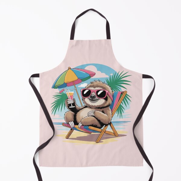 Item preview, Chill Sloth Vibes – Relaxed Sloth with Sunglasses | Tropical Beach Humor Design designed and sold by RMTrendy.