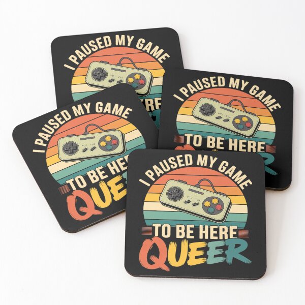 Item preview, Gaymer Gay Gamer Gaming LGBTQ Paused My Game to be Queer designed and sold by KotexTemu.