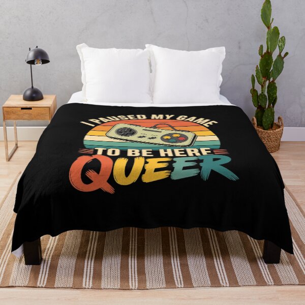 Item preview, Gaymer Gay Gamer Gaming LGBTQ Paused My Game to be Queer designed and sold by KotexTemu.
