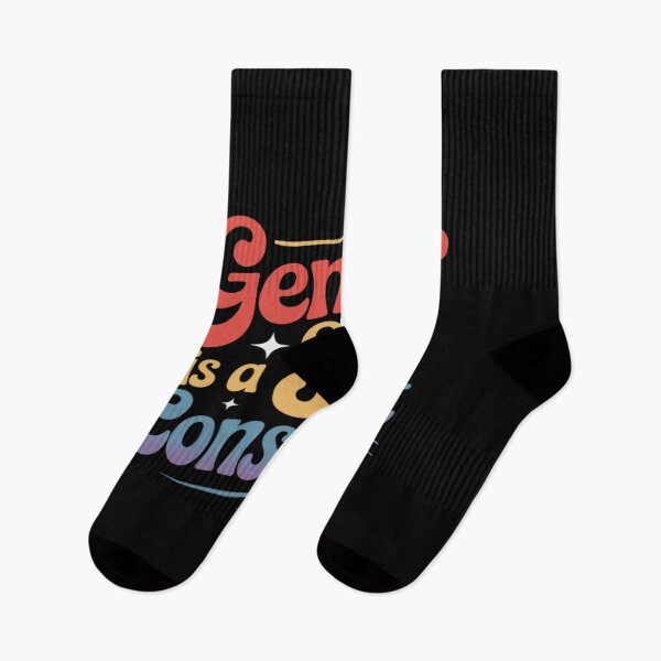 Item preview, Gender Is A Social Construct Transgender Non-Binary Queer designed and sold by KotexTemu.
