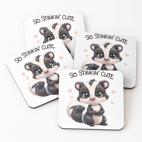 Item preview, So Stinkin' Cute Baby Skunk Design designed and sold by LunaPixelStudio.